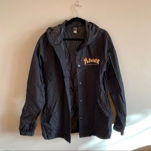 Thrasher Magazine Raincoat Hoodie Size Large